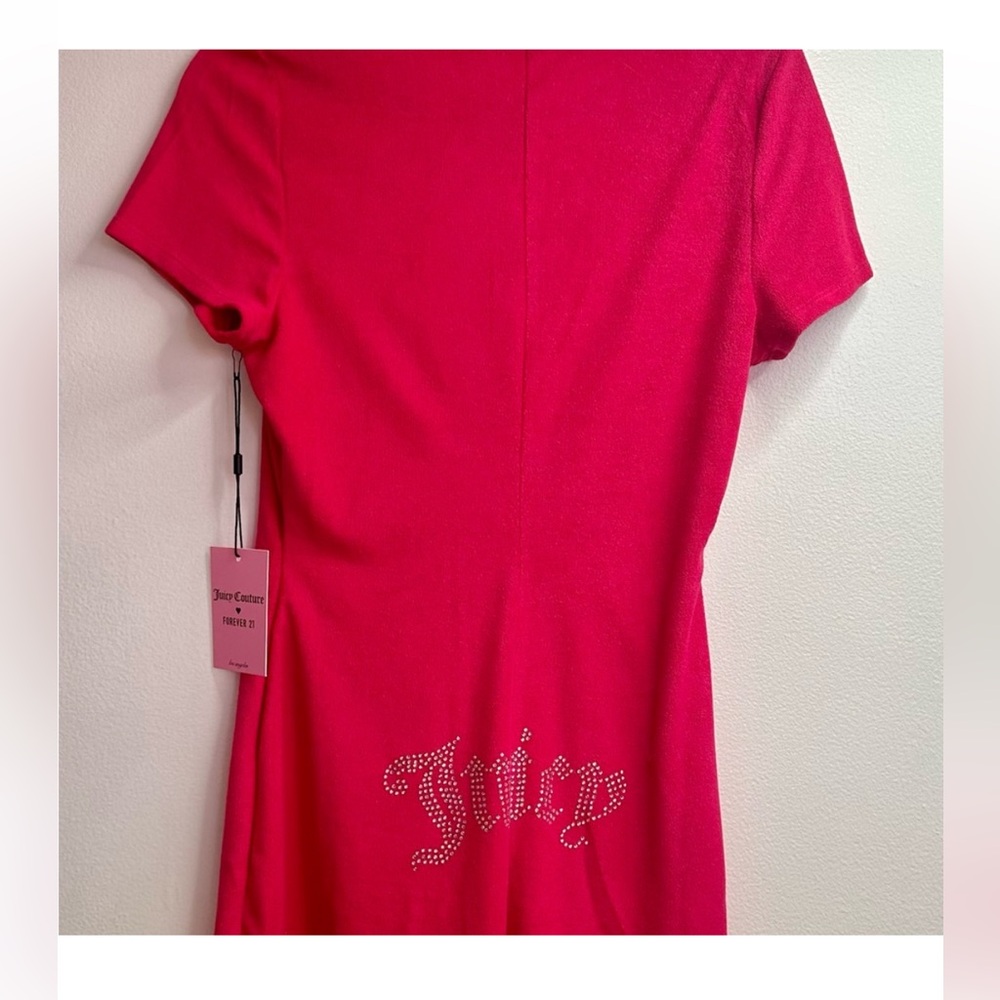 Juicy Couture x Forever 21 pink shorts romper - Picture 2 of 5